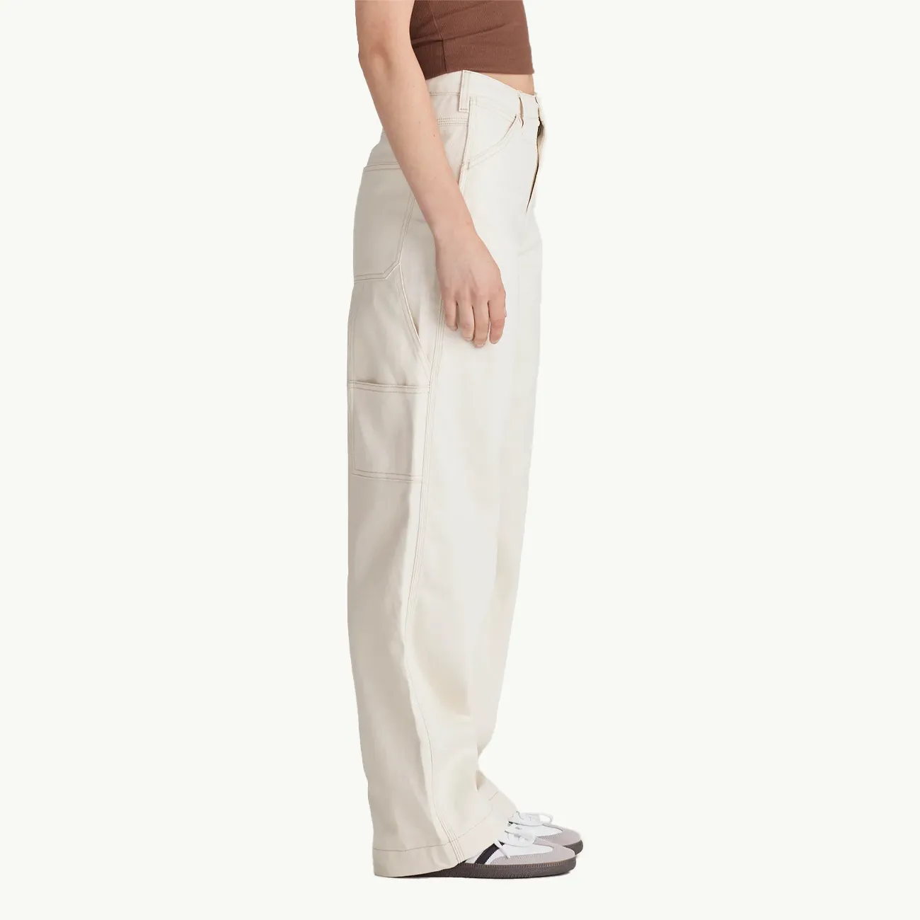 Ecru Womens Carpenter Pants